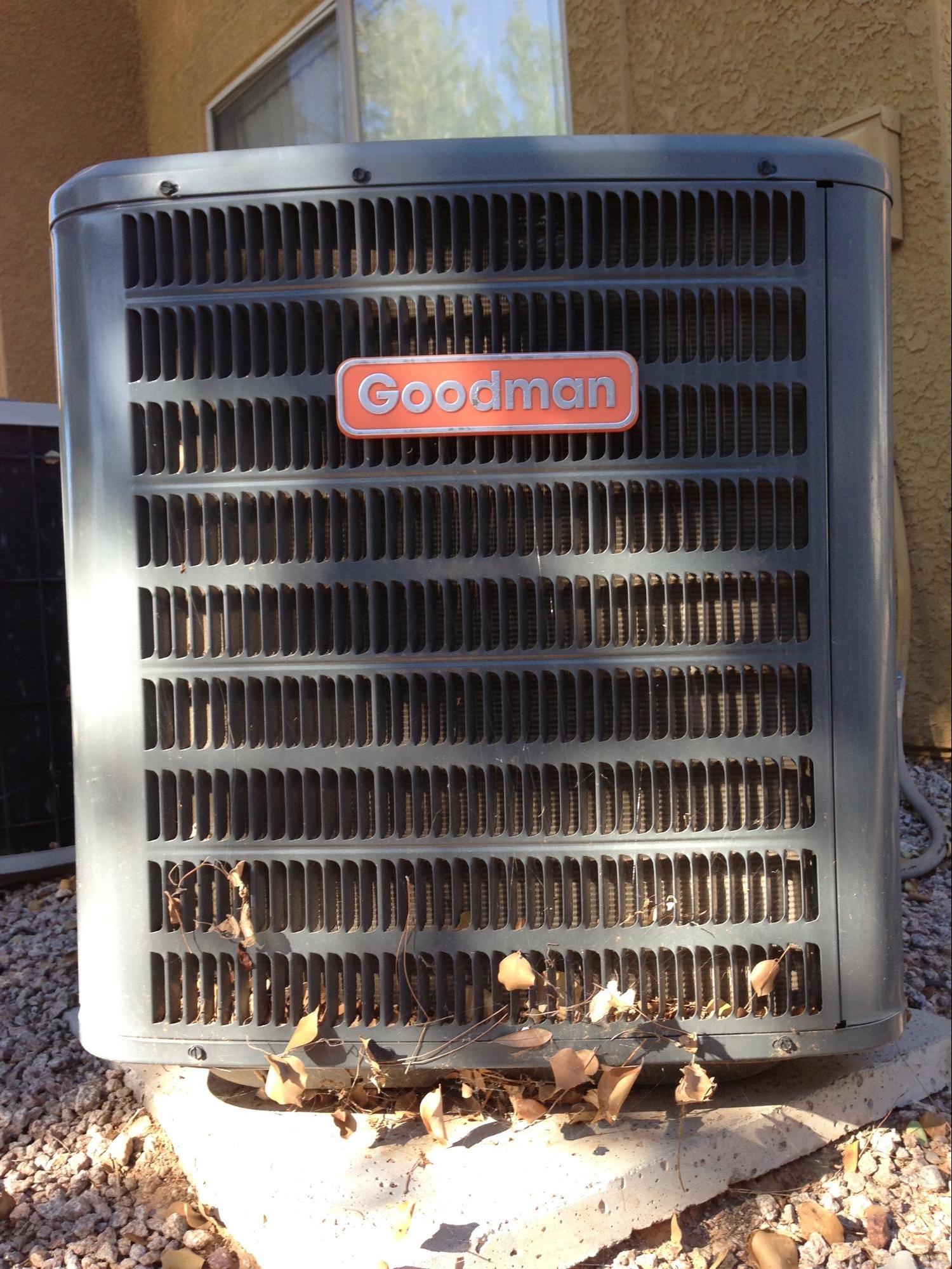 Goodman branded AC unit