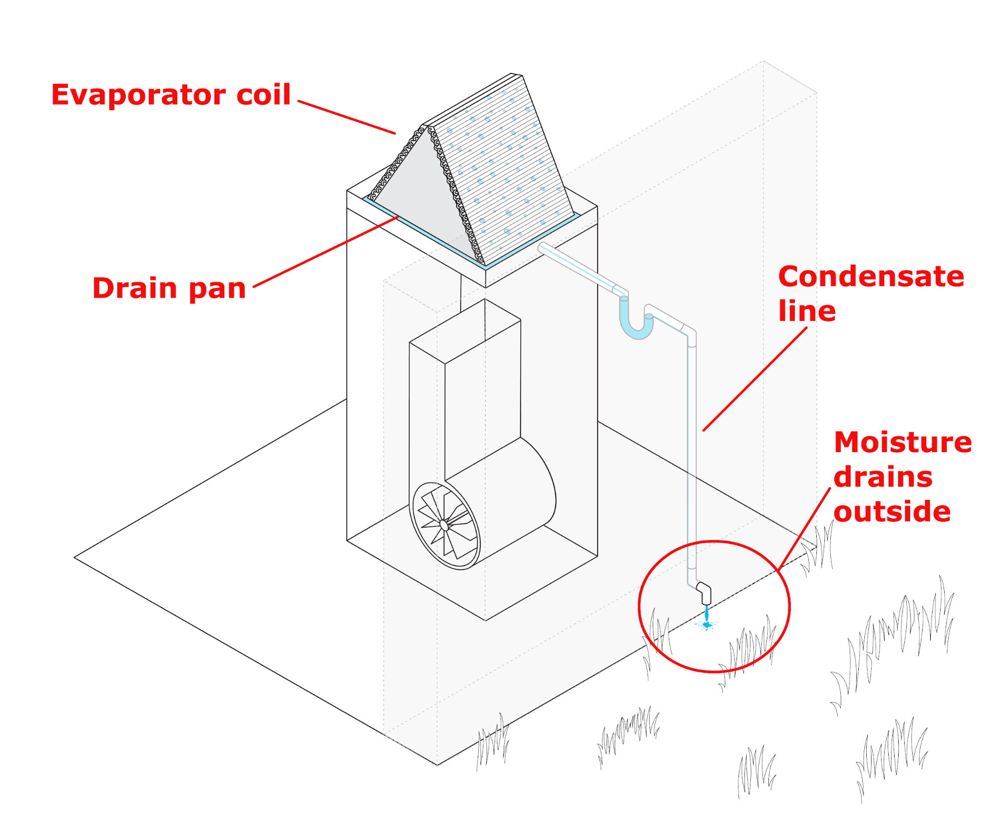 diagram of an evaporator