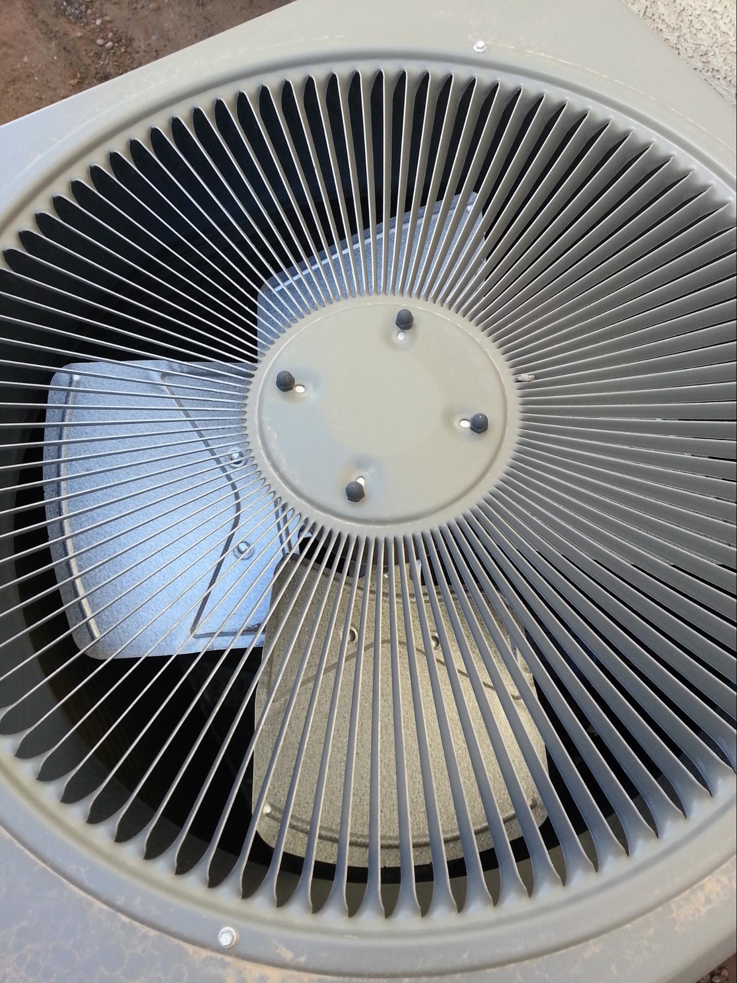 The fan inside your condenser